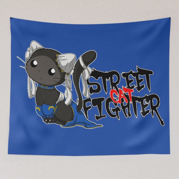 Item preview, Street Cat Fighter - Chun Li designed and sold by Skitty Animates.
