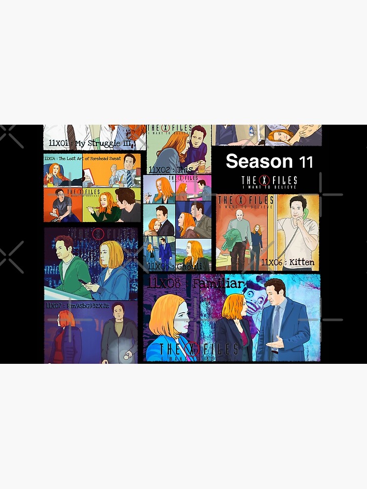 The X files season 11 all the episodes ( more 70 designs XFiles in my shop) by MimieTrouvetou