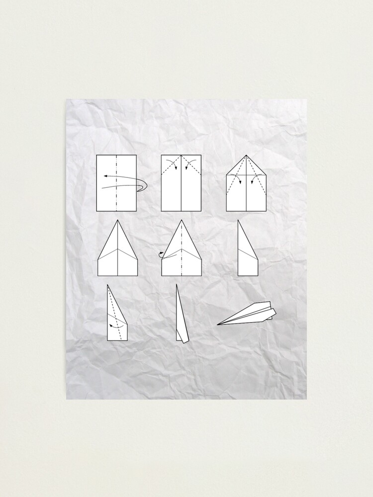 Paper airplane instructions | Journal