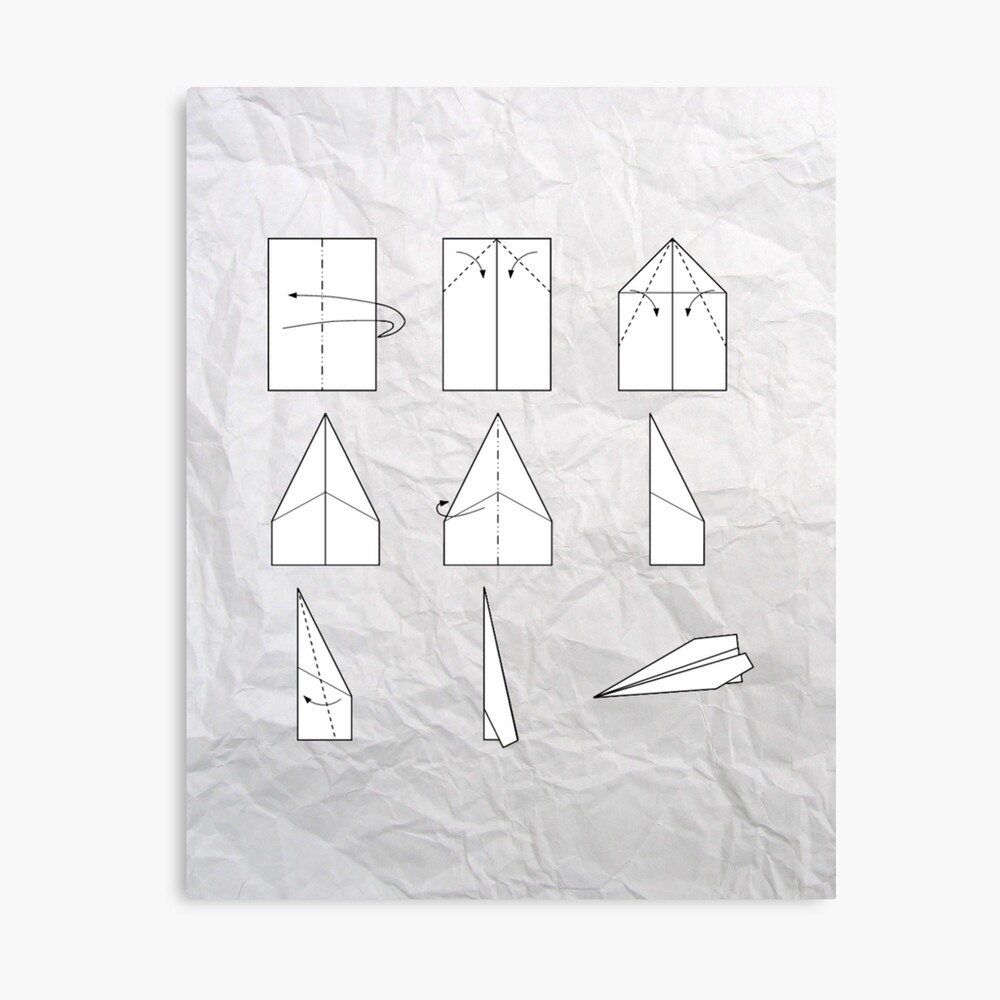 Paper airplane instructions | Journal