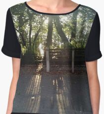 #Sunlight #road #tree #nature #park #trees #forest #green #landscape #path #summer #woods #way #leaves #alley #lane #grass #autumn #foliage #spring #leaf #wood #outdoor #walk #outdoors #countryside Chiffon Top