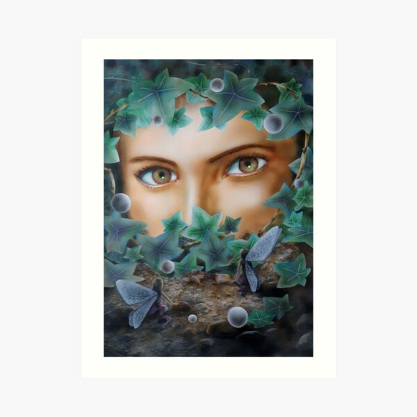 Looking Through Ivy Art Print
