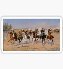 A Dash for the Timber - Frederic Remington Sticker