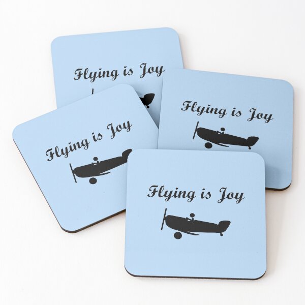 Item preview, Flying is Joy Airplane with Pilot Monotone designed and sold by TinyStarAmerica.