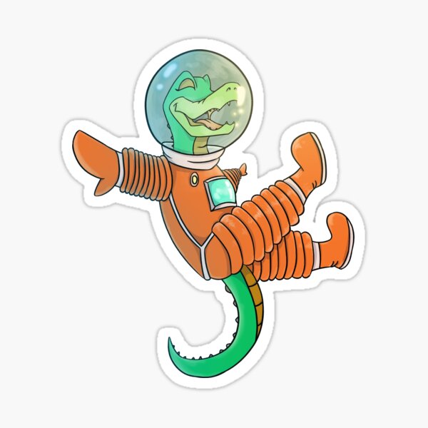 ASoS: Bubblegum - Space Alligators Sticker