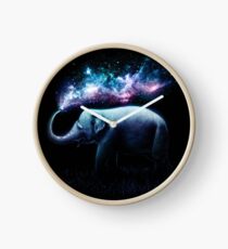 Éléphant splash Horloge