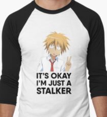 Stalker - Maid-Sama Men's Baseball ¾ T-Shirt