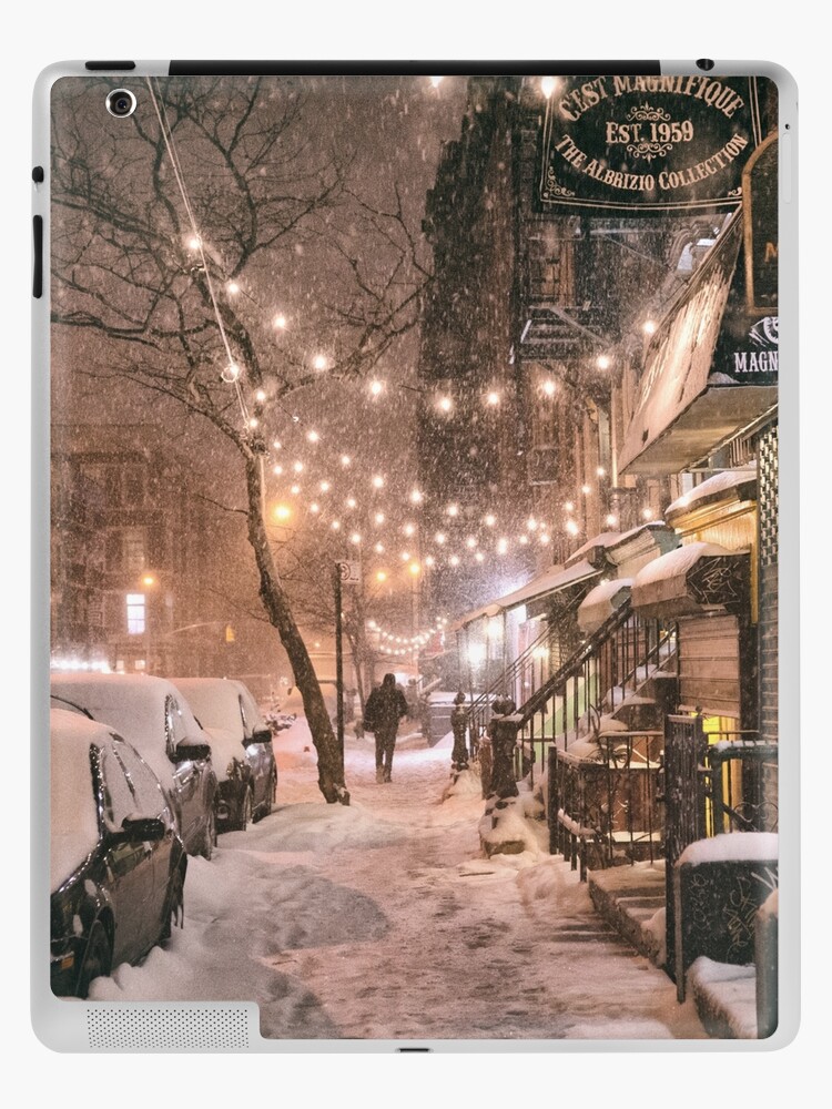 East Village in the Snow - New York City | iPad Case & Skin