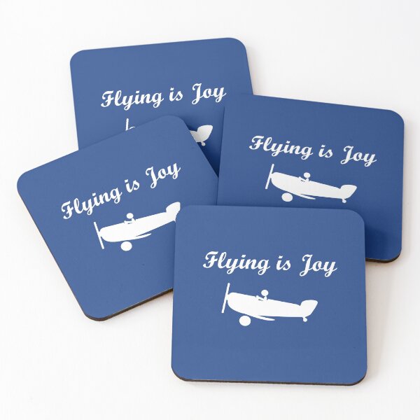 Item preview, Flying is Joy Airplane with Pilot Dark Monotone designed and sold by TinyStarAmerica.