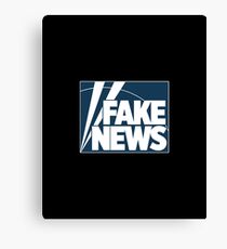 Fake News Channel Canvas Print