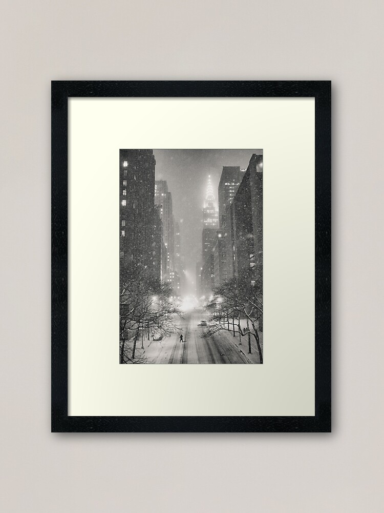 Alternate view of A Winter's Tale - New York City Framed Art Print