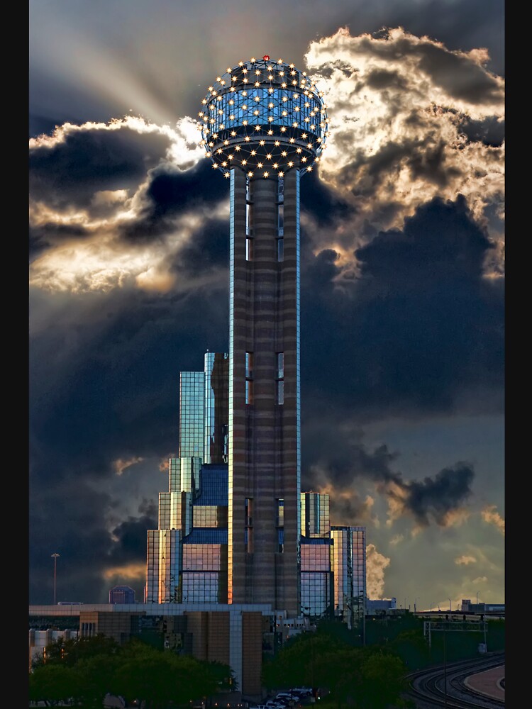 Thumbnail 7 of 7, Classic T-Shirt, Reunion Tower Sunset designed and sold by Warren Paul Harris.