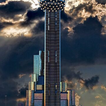 Artwork thumbnail, Reunion Tower Sunset by WarrenPHarris