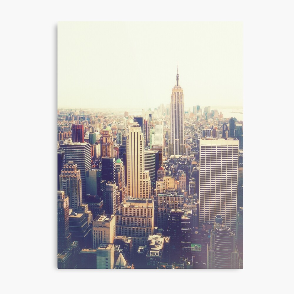 "New York City" Metal Print by vgucwaphoto Redbubble