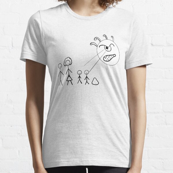 Death Ray Stick Figure Family Essential T-Shirt