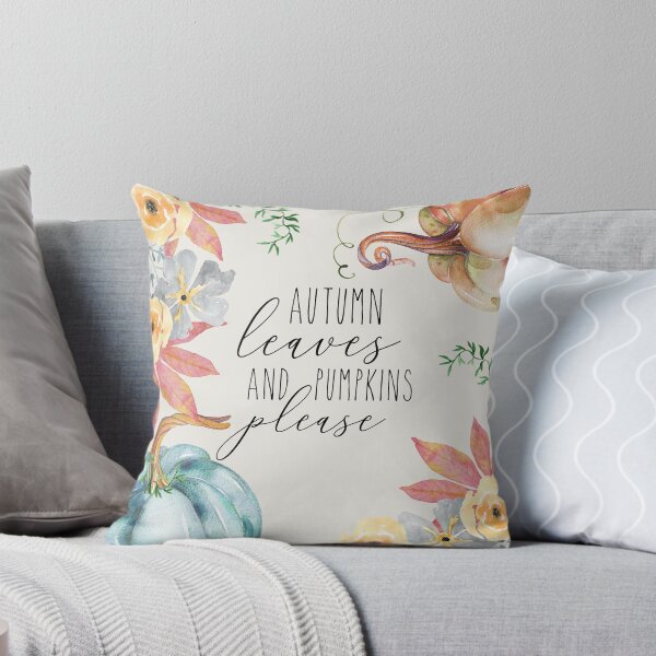 Item preview, autumn leaves and pumpkins please designed and sold by SylviaCook.