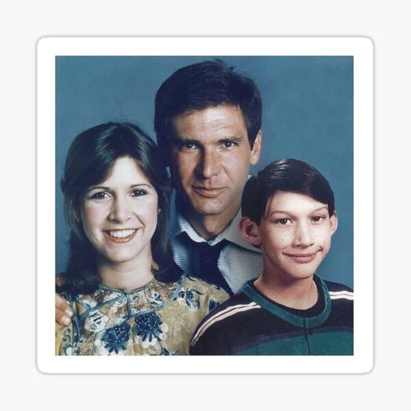 Solo Family Portrait Sticker