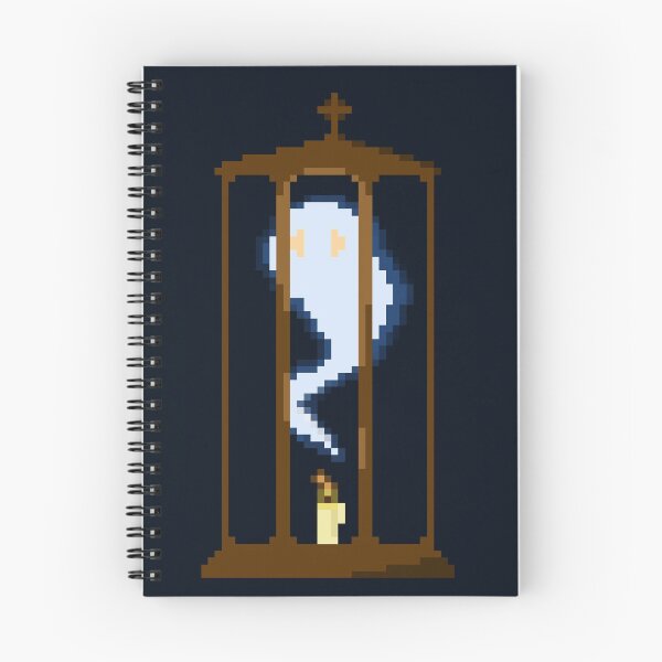 Item preview, Cute pixel ghost in a cage designed and sold by Sean Haynes.