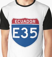 Ecuador Highway 35 Graphic T-Shirt