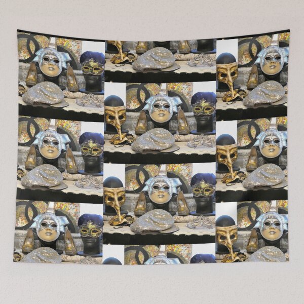 Item preview, Every Mask Hides a Face designed and sold by Sandra Fortier.