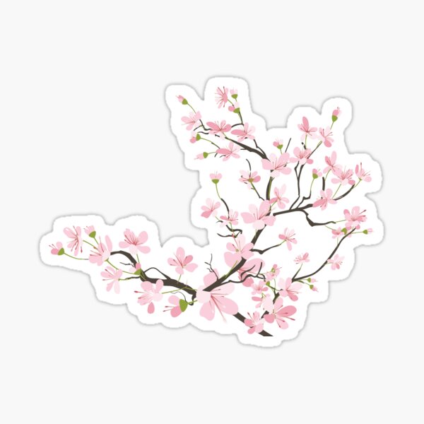 2 x Vinyl Stickers 10cm Cherry Blossom Tree Sakura Japan Cool Gift #14126 
