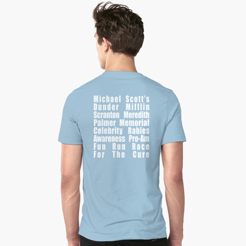 michael scott fun run tshirt