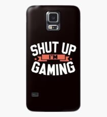Funda/vinilo para Samsung Galaxy Cállate los juegos