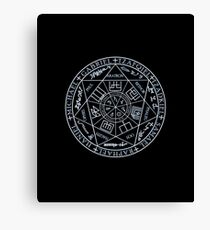 Lienzo El símbolo del sello sigil de los siete Ángeles
