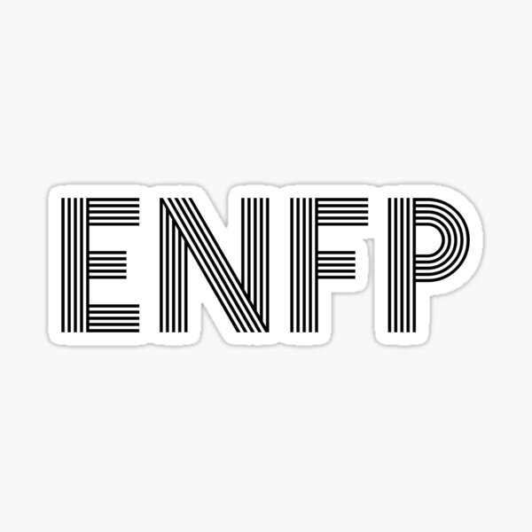 ENFP Girl/Boy B/W 4x6 Thermal Sticker Kawaii -  Portugal