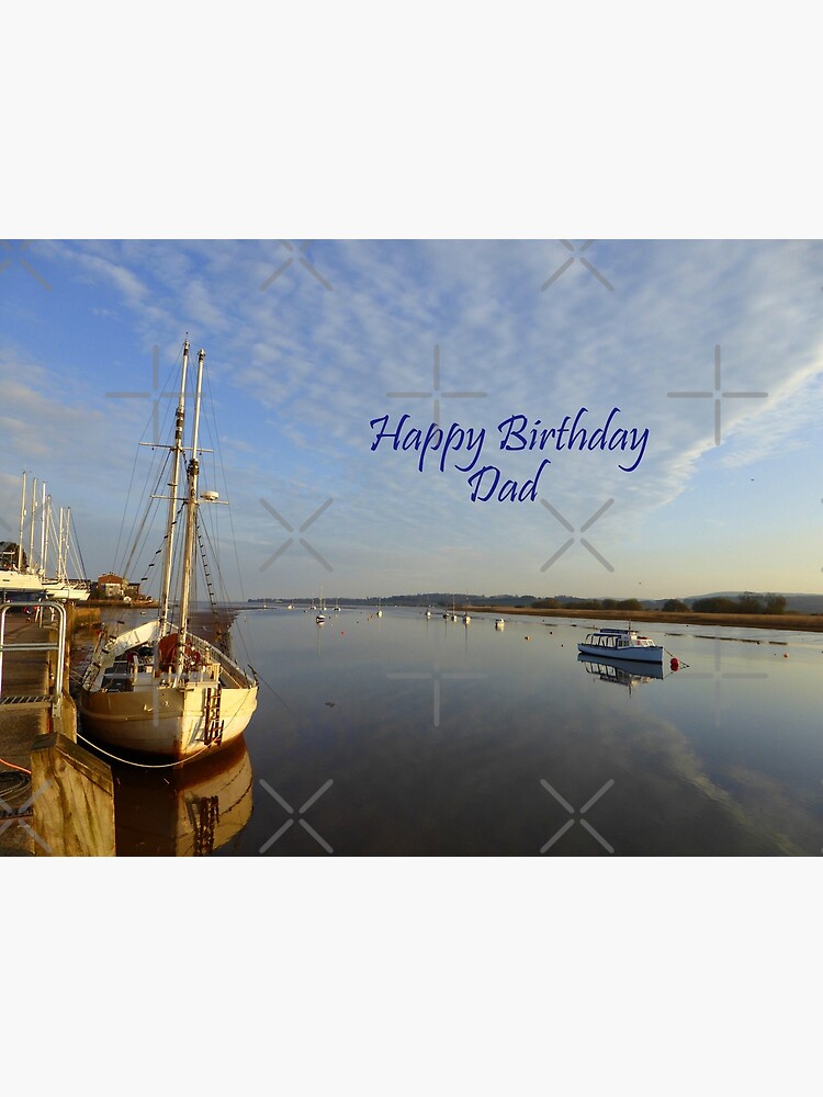 Carte De Vœux Joyeux Anniversaire Papa Par Vaengi Redbubble