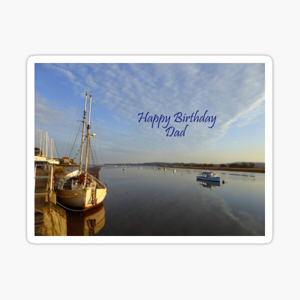 Happy Birthday Dad Sticker