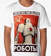 robot ussr steampunk Long T-Shirt