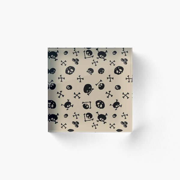 Item preview, Skull in Beige designed and sold by ArtByAliceMC.