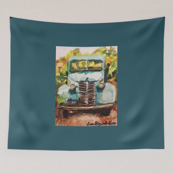Item preview, Old Truck designed and sold by Susan Elizabeth Jones Art.