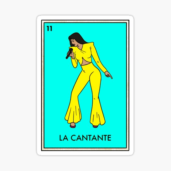 Item preview, Adorable Mexican Loteria Card La Cantante The Performer/Singer designed and sold by casadeloteria.