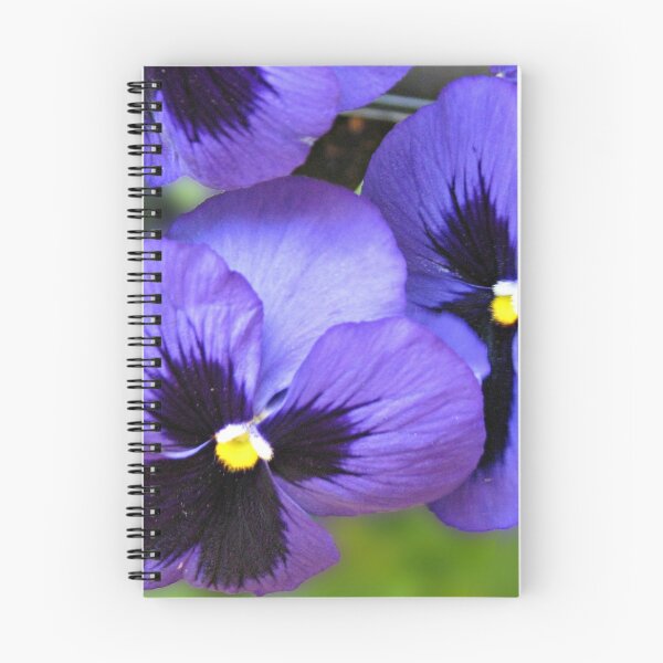 Item preview, Floral Conpiracy - Purple Pansies Vignette designed and sold by BlueMoonRose.