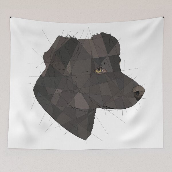 Item preview, Geometric Dog designed and sold by Blacklightco.