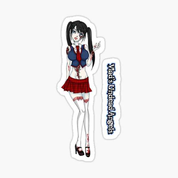Udead Angels: Zombie School Girl Sticker