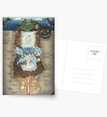 Made in Abyss • Abyss Chart Postcards