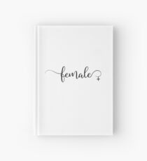 Inspirational Quote Female Hardcover Journal