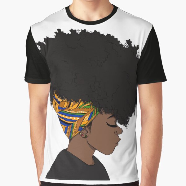 big afro Graphic T-Shirt