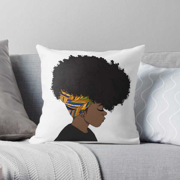 Christian Throw Pillow-black Woman Pillow Cover-coffee Pillow