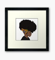 big afro Framed Print