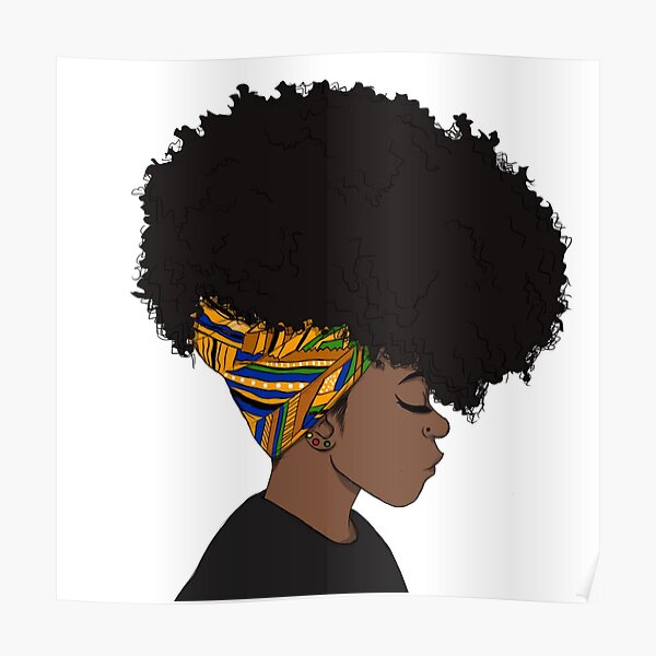 big afro Poster