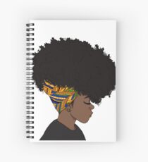 big afro Spiral Notebook