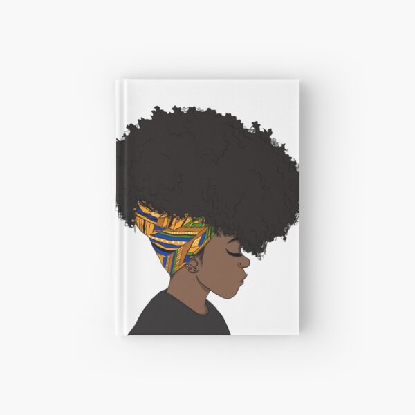 big afro Hardcover Journal