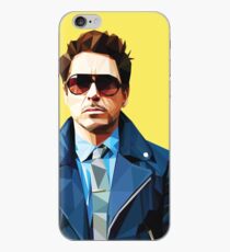 Robert Downey Jr - Low Poly Vector iPhone Case