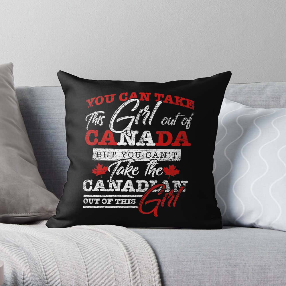 Canada Canadians Throw Pillow