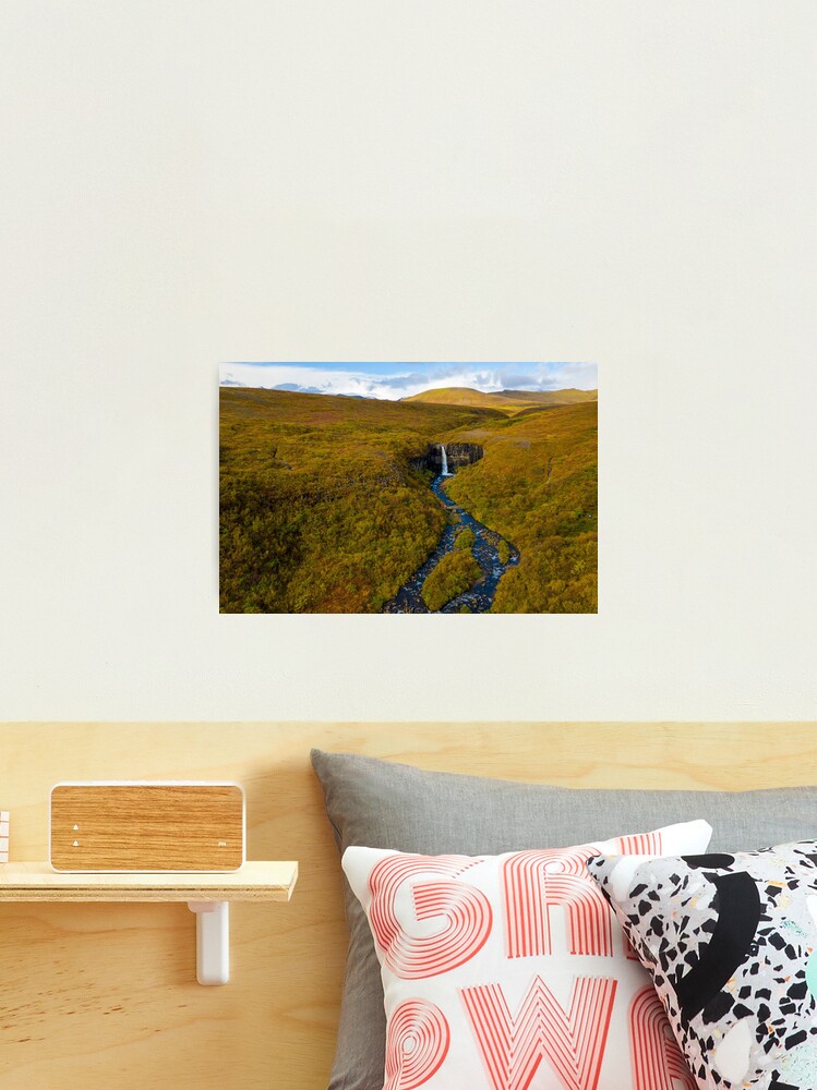 Thumbnail 1 of 3, Photographic Print, Svartifoss Waterfall Iceland designed and sold by AdrianAlford.