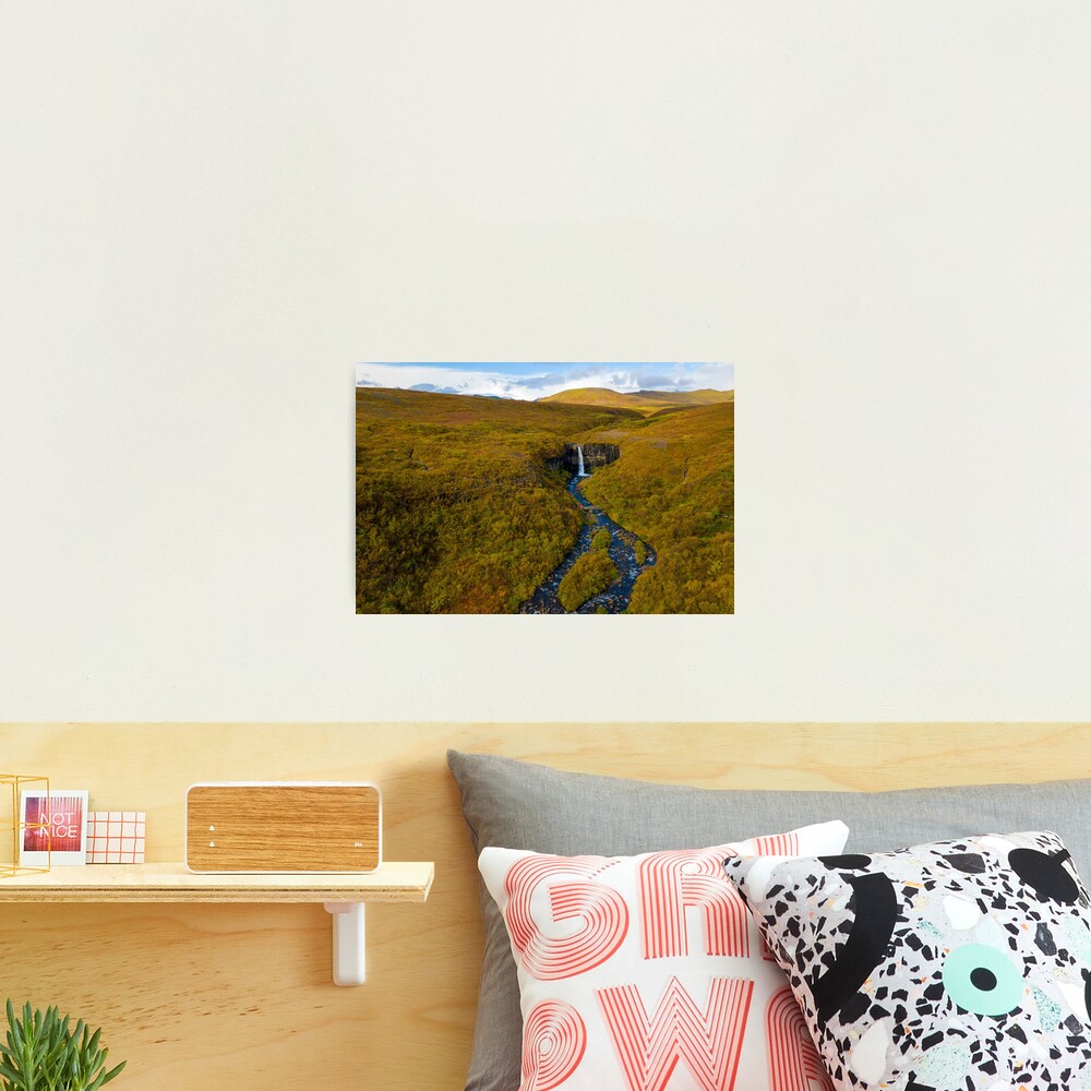 Svartifoss Waterfall Iceland Photographic Print